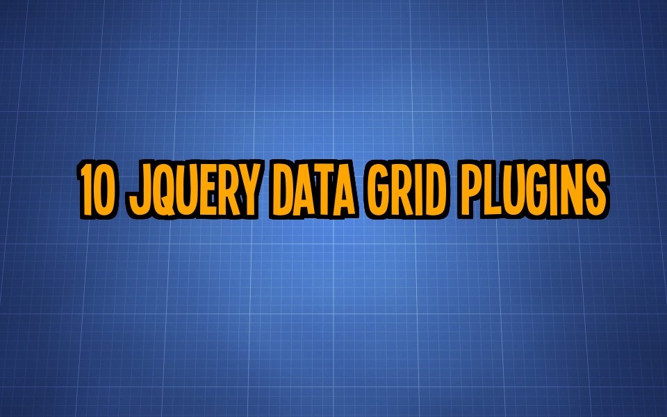 10 jQuery Data Grid Plugins for Creating Data Layouts