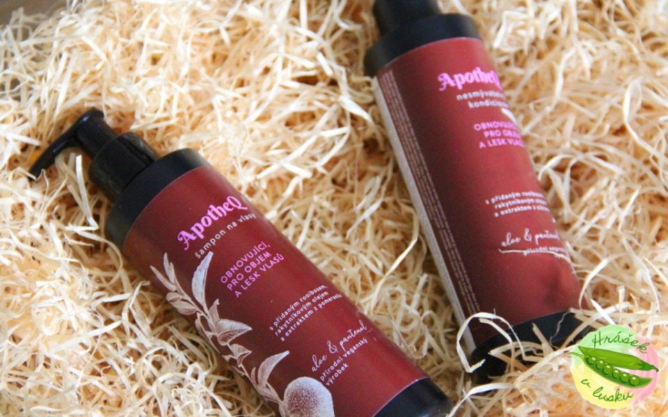 Recenze: ApotheQ dárková sada pro objem a lesk vlasů