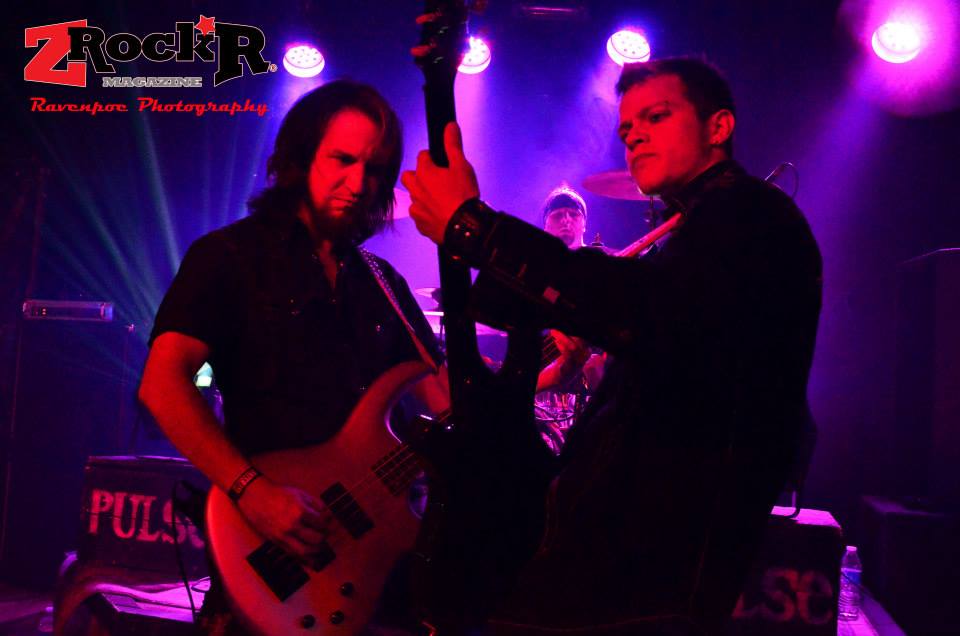 James Brennaman and Jiggy Judy perform on guitar with Pulse in Las Vegas in 2013, Jimmy Lay in background on Drums
