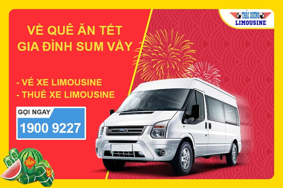 Mua vé xe và thuê xe limousine về quê ăn tết giá rẻ uy tín 2024