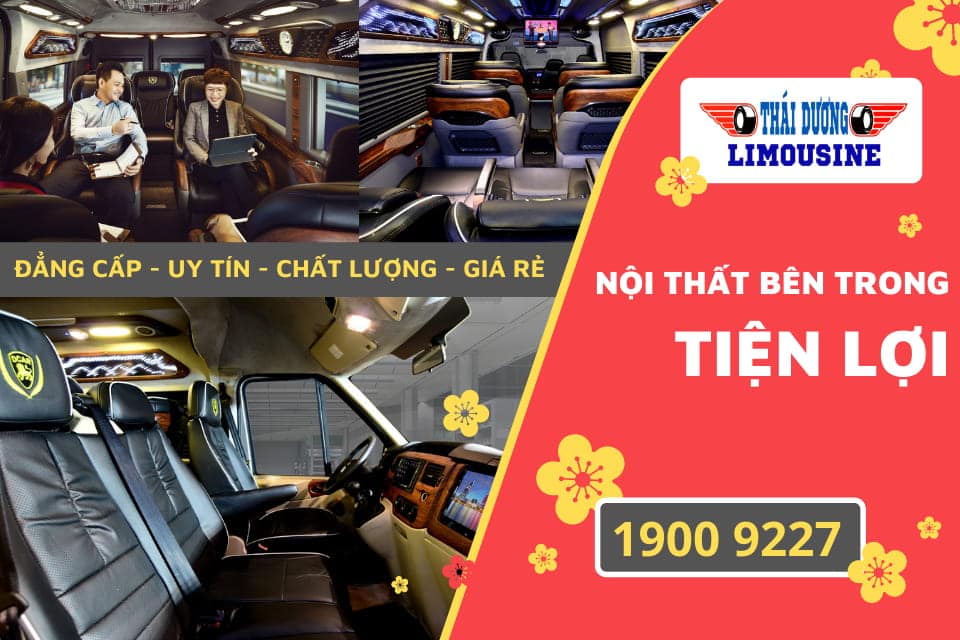 Thiết kế bên trong xe limousine Tết