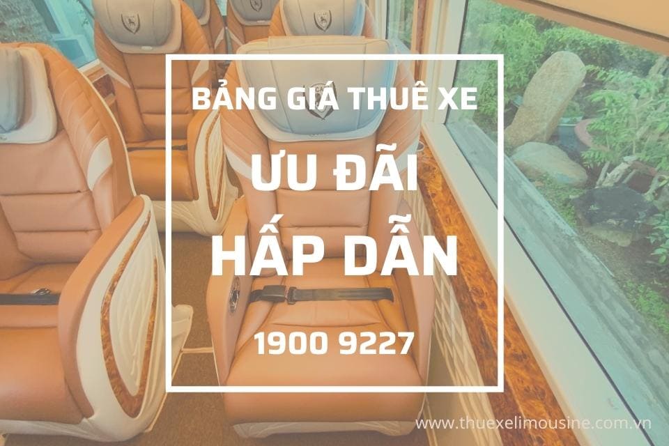 Bảng giá cạnh tranh tại Thái Dương Limousine