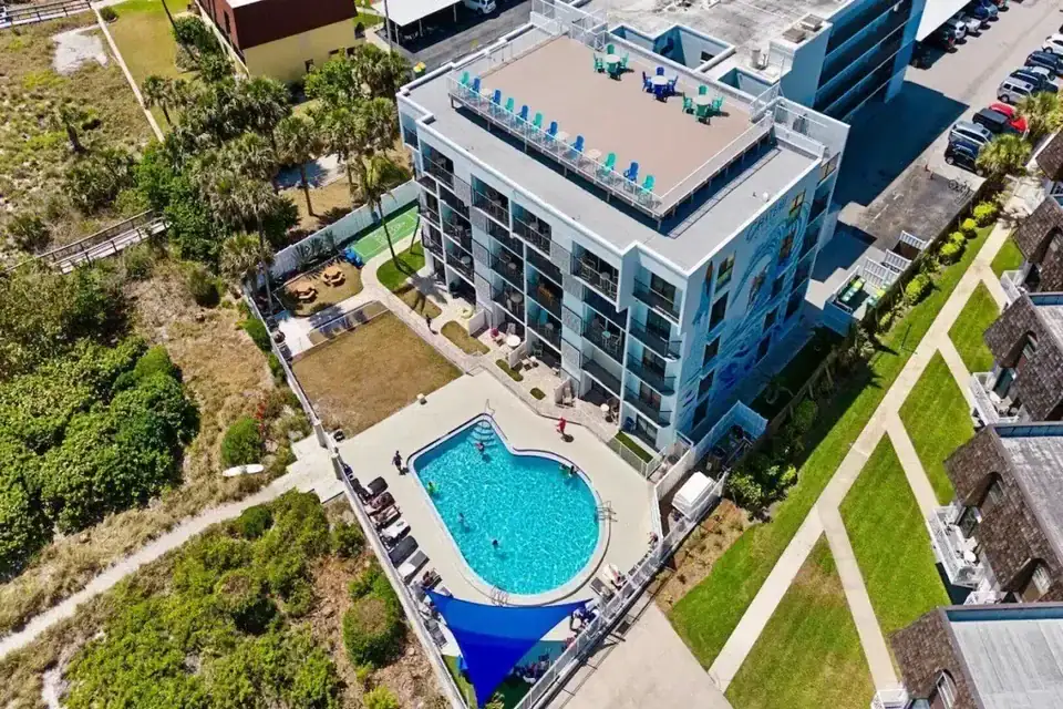 Luxury condo in Cocoa Beach with modern amenities.