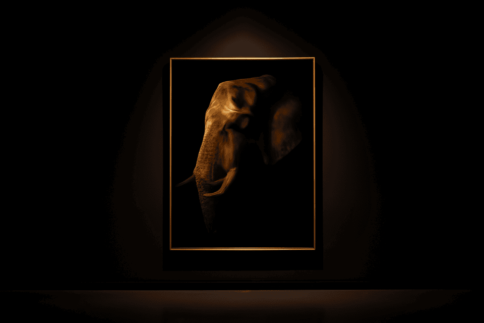 Tableau éléphant