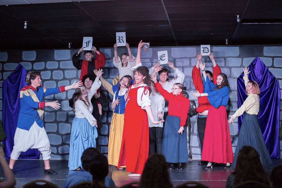 Alyssa Wray performing as Winifred in Spotlight’s 2017 production of Once Upon A Mattress