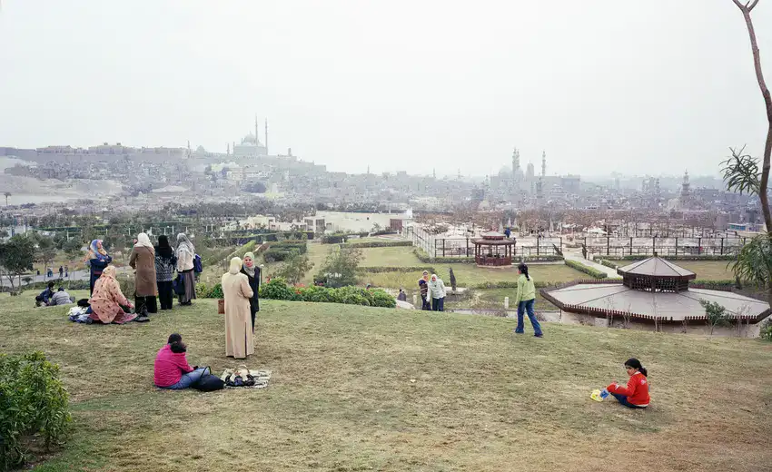 Al-Azhar Park views during an El Moez Street Tour