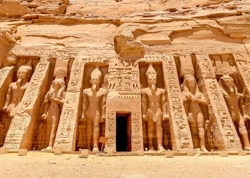 Temple of Queen Nefertari during a private Abu Simbel tour