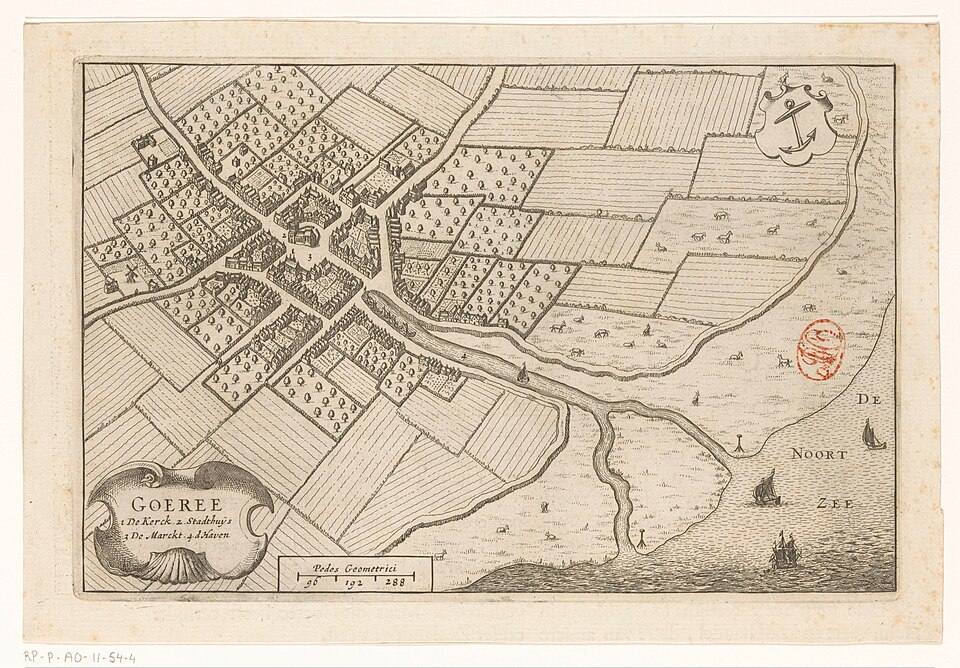 Goedereede 1652 Blaeu