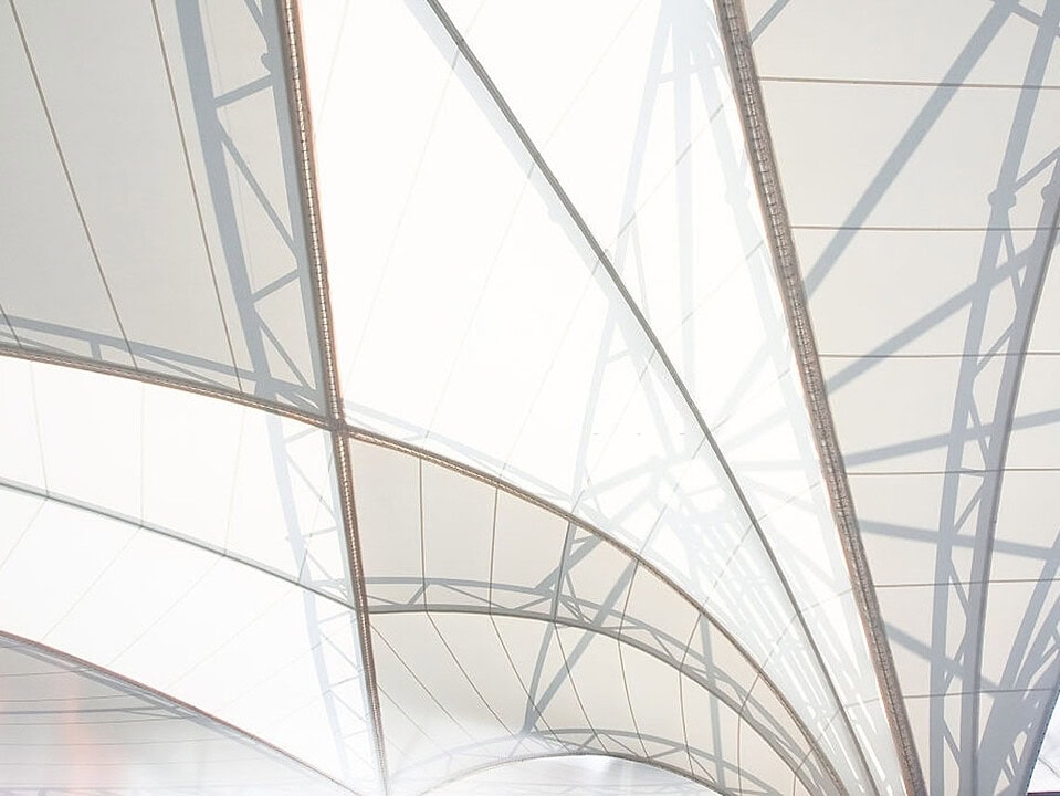 kanopi membrane, puncak, arsitektur modern