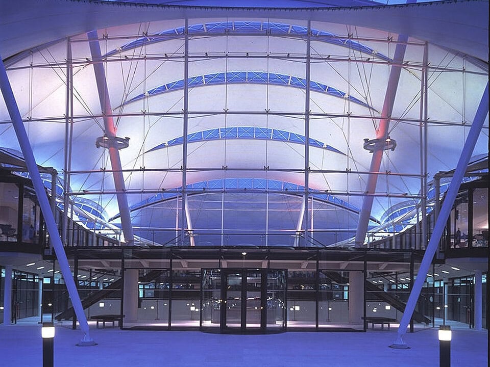 kanopi membrane, puncak, arsitektur modern