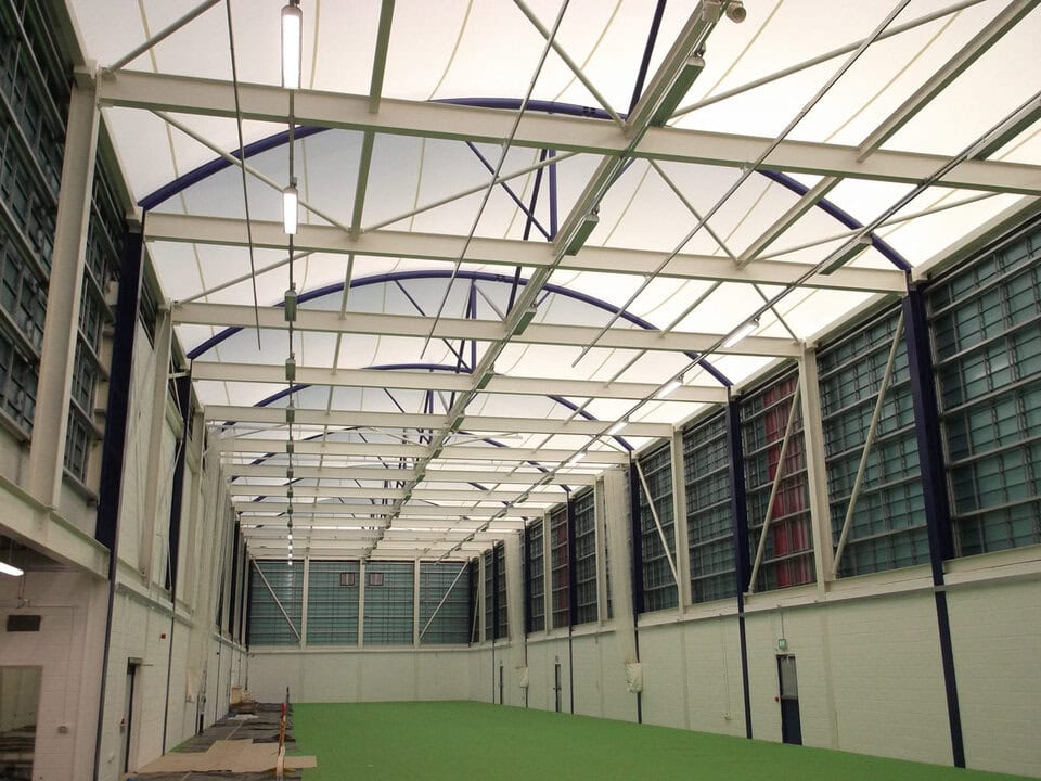 kanopi membrane, puncak, arsitektur modern