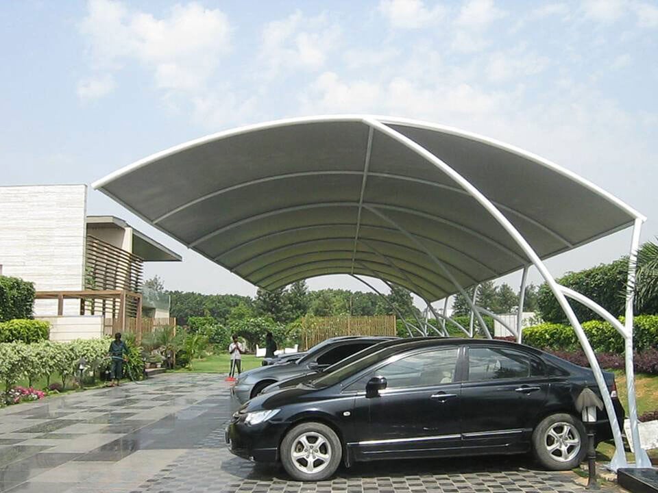 kanopi membrane, puncak, arsitektur modern