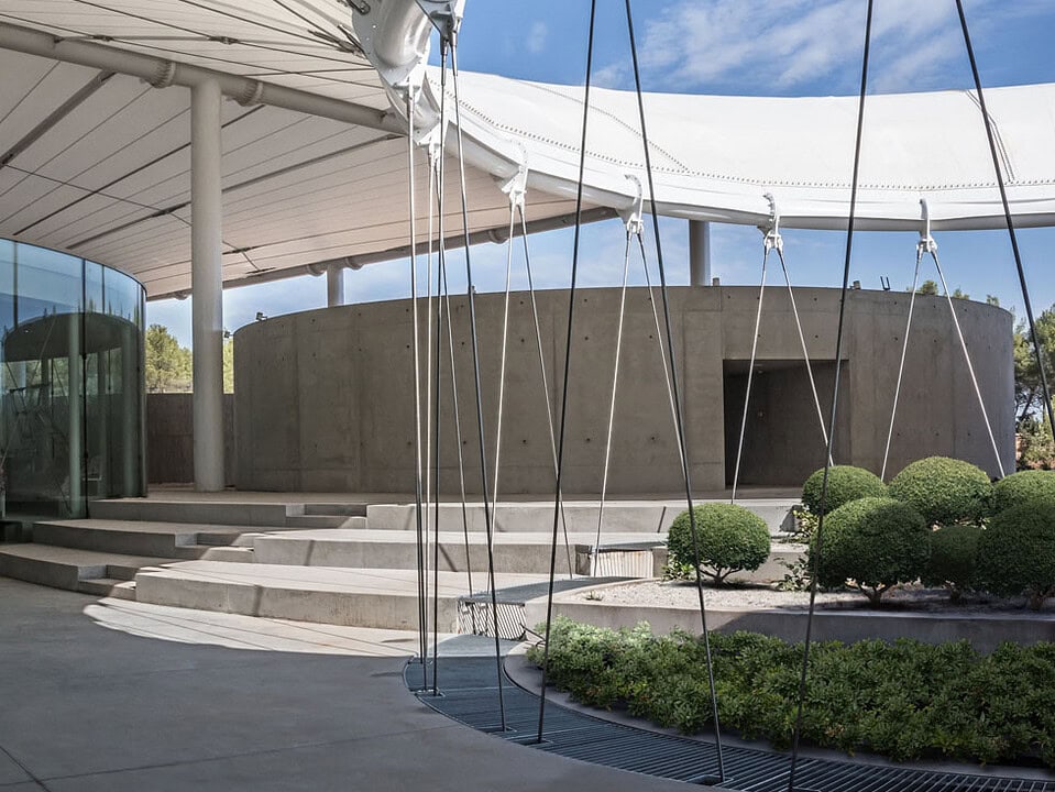 kanopi membrane, puncak, arsitektur modern