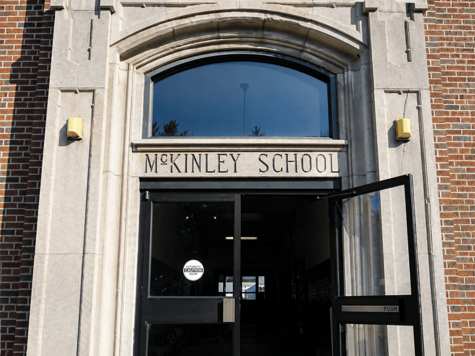 McKinley School Apartments main door