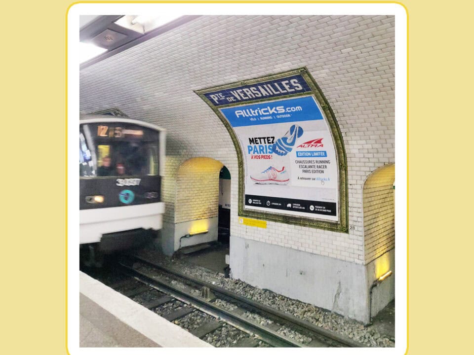 pub chaussure altra station metro paris