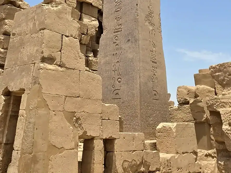 Hatshepsut obelisk at Karnak Temple in Luxor