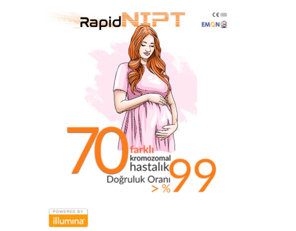RapidNIPT, Genoks Genetik Hastalıklar Değerlendirme Merkezi'nin NIPT markasıdır. Bu test, gebelik sırasında anne adayının kanından alınan örnek üzerinden fetal genetik bilgileri değerlendirir. İllumina teknolojisi ile hızlı ve güvenilir sonuçlar sunar.