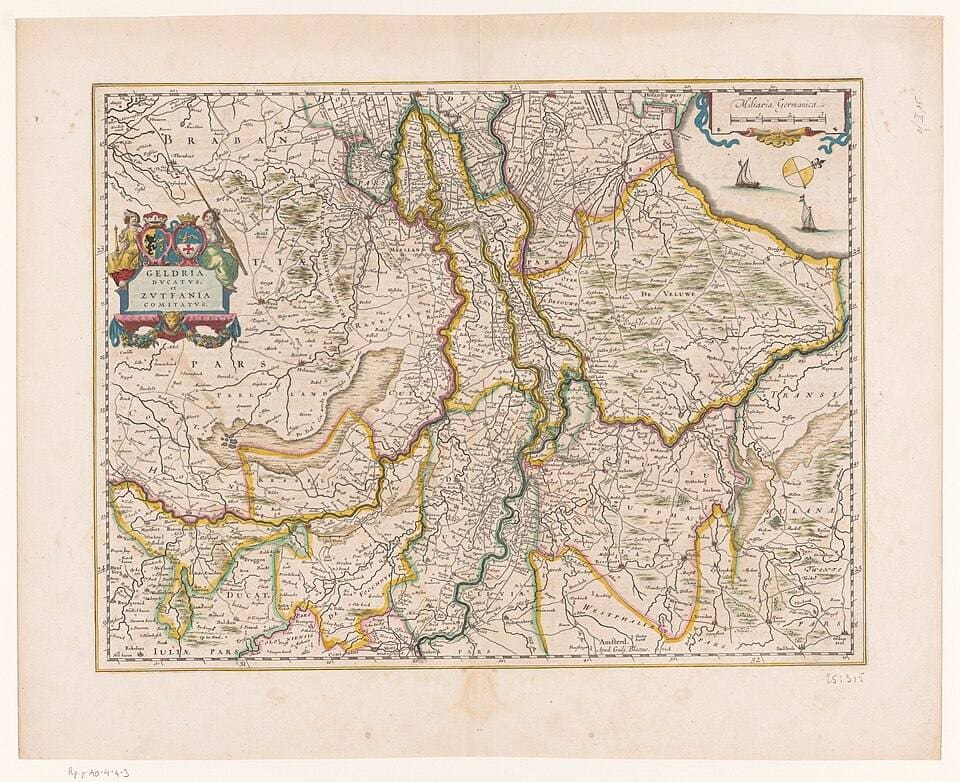 Gelderland 1647 Blaeu