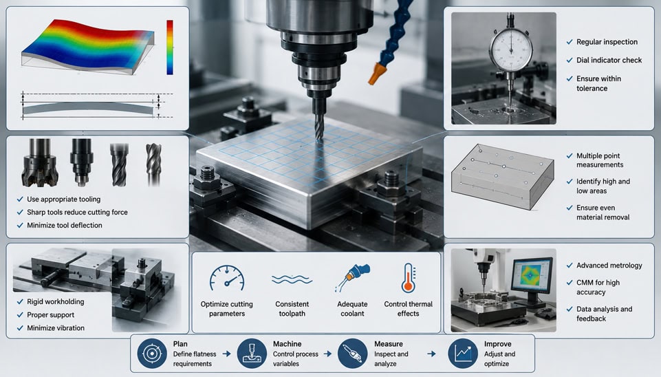 CONTROLLING FLATNESS IN CNC MACHINING