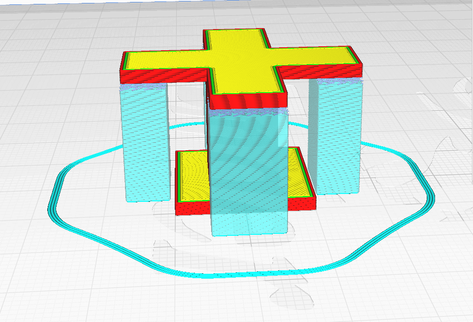 cura support placement touching buildplate