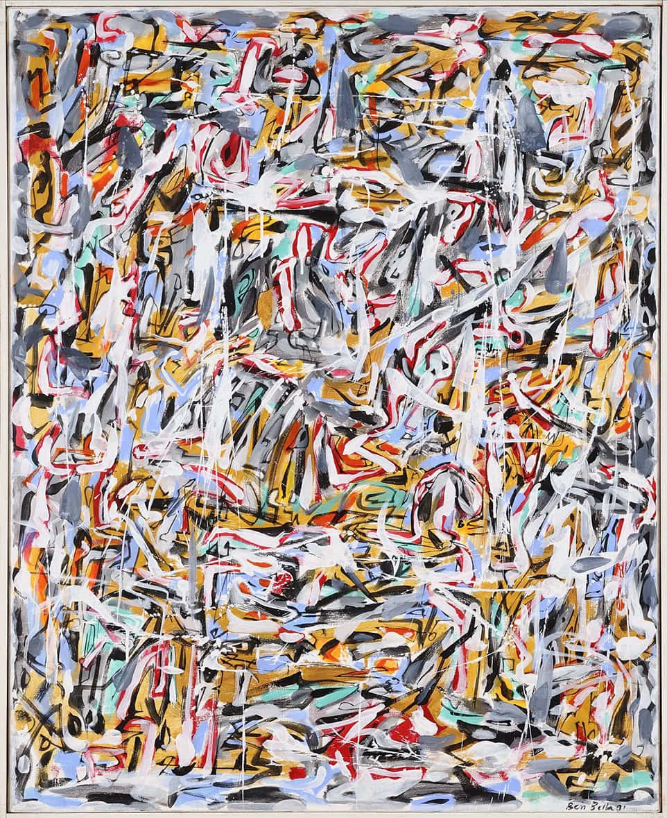 Lyrisme Abstrait (1991) 100x81cm