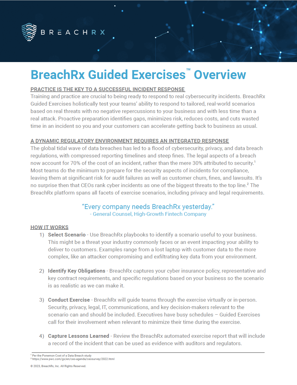 BreachRx Guided Exercises Overview