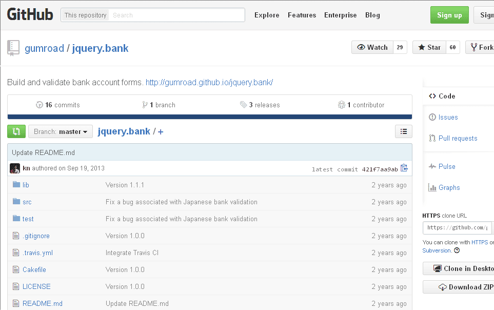 jQuery.bank