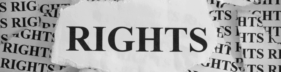 Rights printed on paper.
