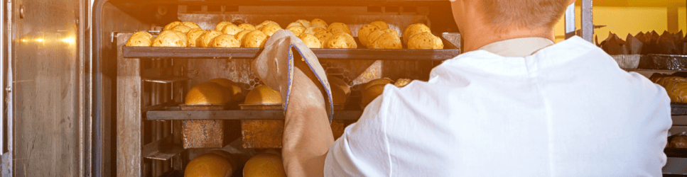 Picture of bread being baked