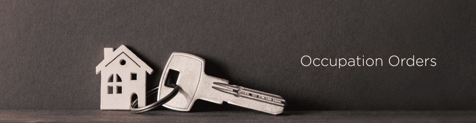 Image of keys and a house for Occupation Orders Header image