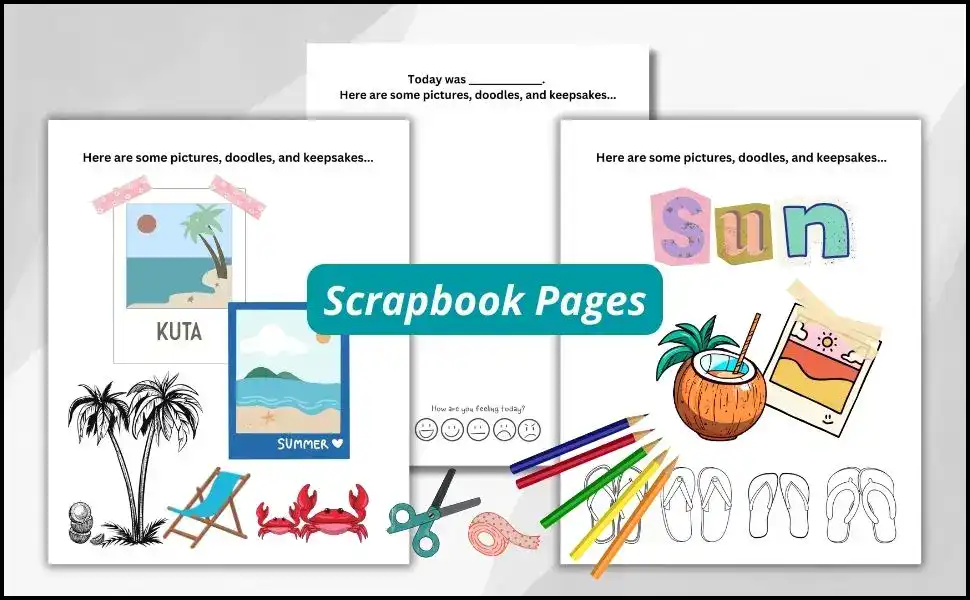Travel Journal Scrapbook Page