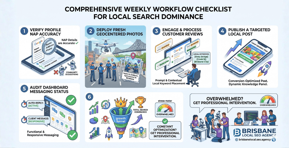 Comprehensive Weekly Workflow Checklist