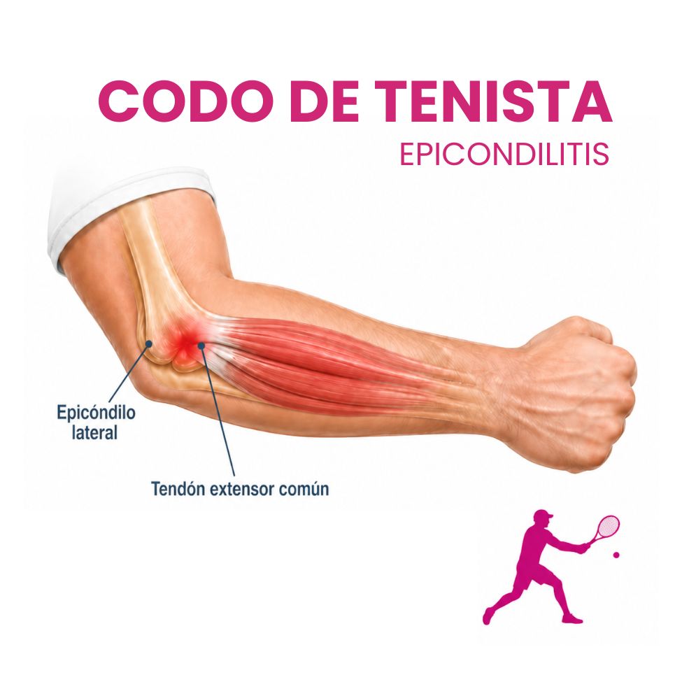 codo de tenista epicondilitis lateral cara externa del codo