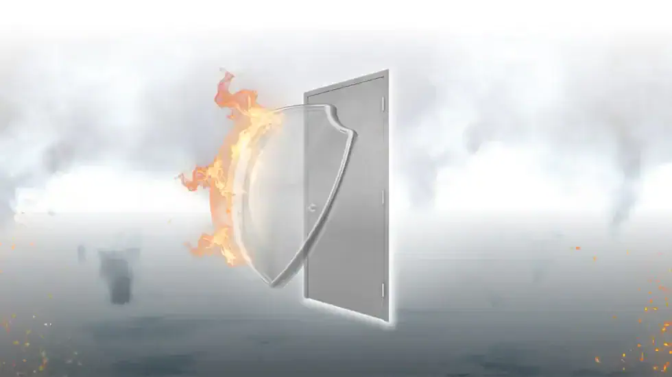 Fire rated door illustration