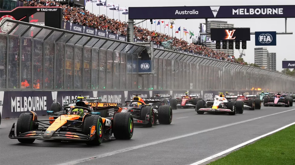 F1 Cars lined up