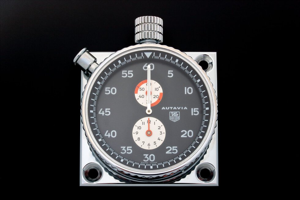 Lot #2803 – Tag Heuer Autavia Caliber 11 Watch & Dashboard Set CY2111 Autavia Autavia TY3110