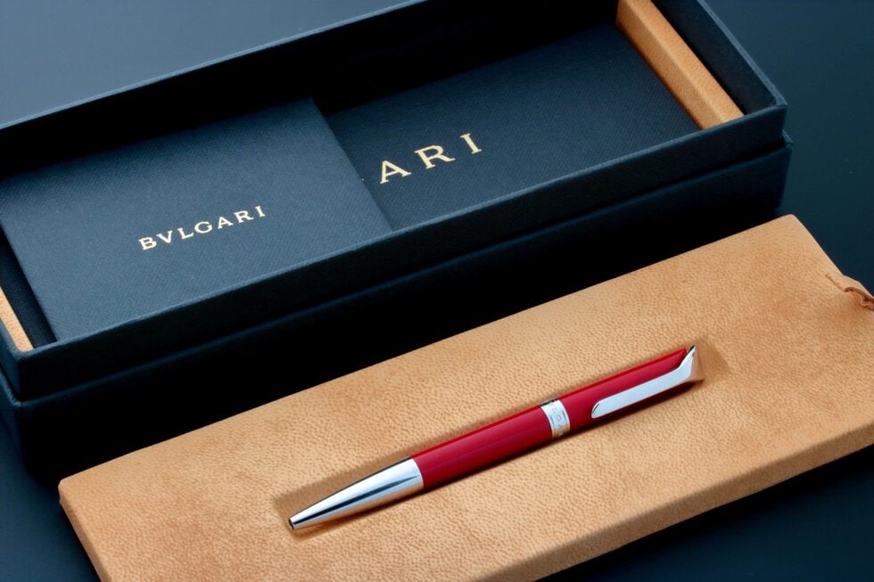 Lot #3138A – Bvlgari Scripta Volant Ballpoint Pen Ballpoint Pen Bulgari Pen