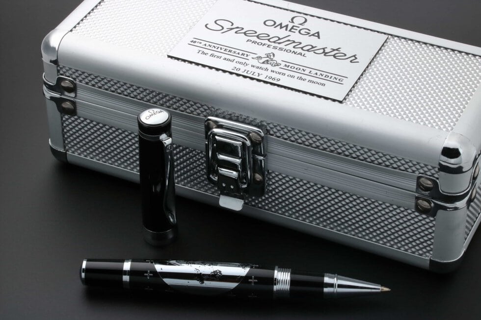 Lot #3235B – Omega Speedmaster Apollo 11 40th Anniversary Moon Pen Ballpoint Pen Ballpoint Pen