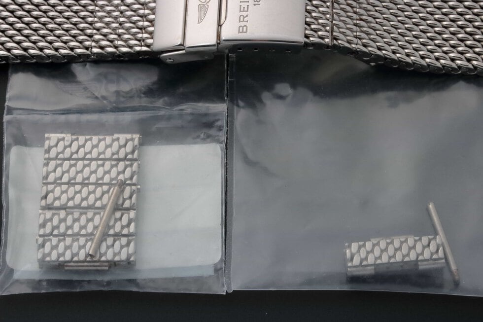Lot #3203F Breitling Watch Mesh Bracelet 22MM 154A Watch Bracelets 22mm