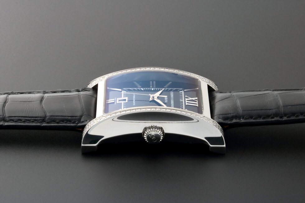 Lot #3208A – Cuervo y Sobrinos Habana Esplendidos Watch Diamond Bezel A2412/2 Cuervo y Sobrinos Cuervo y Sobrinos