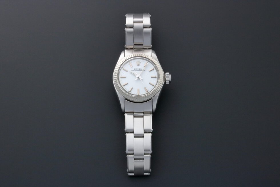 Lot #3225B – Rolex Oyster Perpetual Watch 6619 Vintage Ladies Ladies Rolex