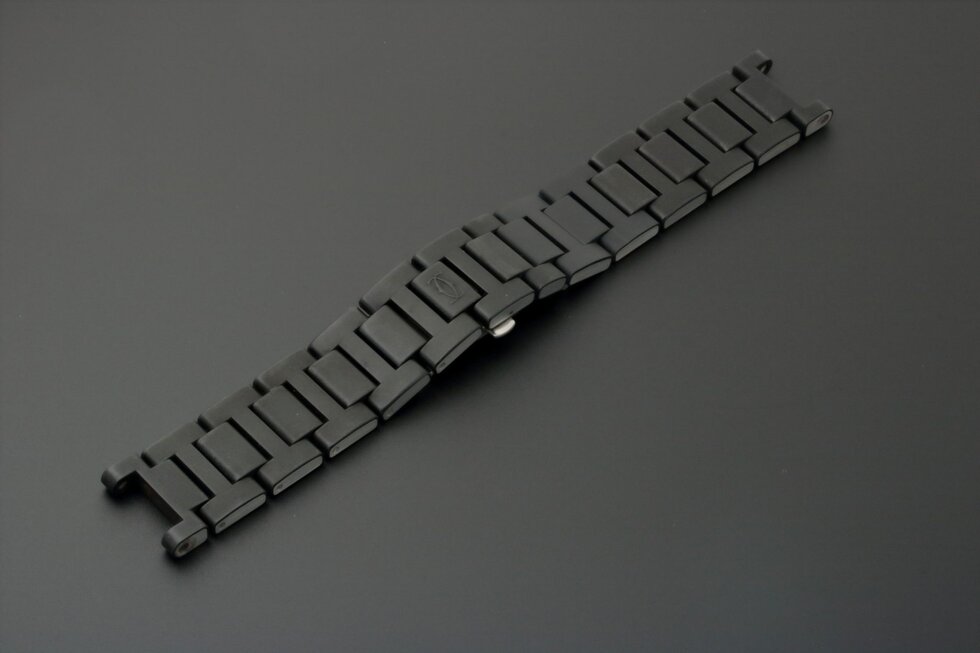 Lot #3639 – Cartier Seatimer Pasha Rubber Steel Watch Bracelet 22MM UFLB Watch Bracelets 22mm