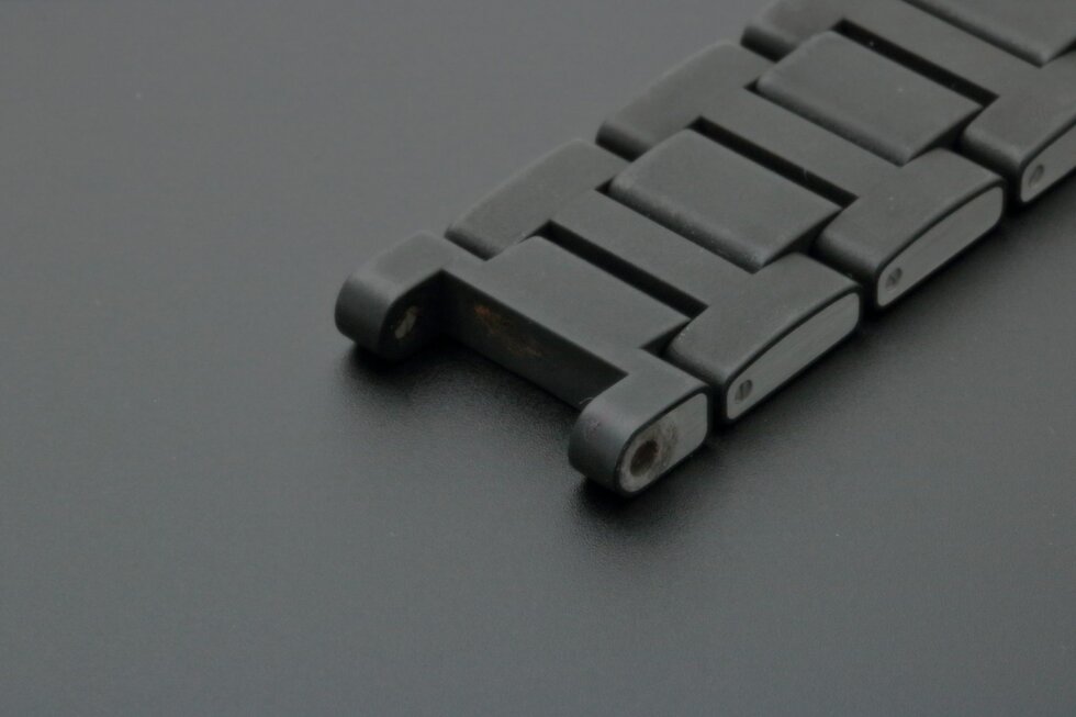 Lot #3639 – Cartier Seatimer Pasha Rubber Steel Watch Bracelet 22MM UFLB Watch Bracelets 22mm