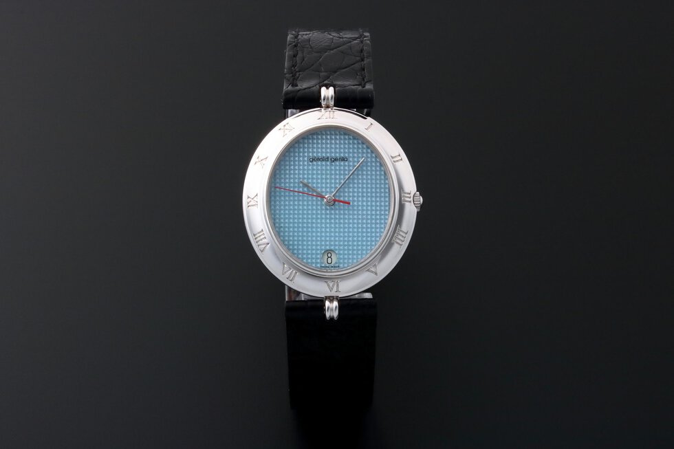 Lot #3648 – Gerald Genta Retro Classic Watch G.3327.7 White Gold Ladies Gerald Genta Gerald Genta