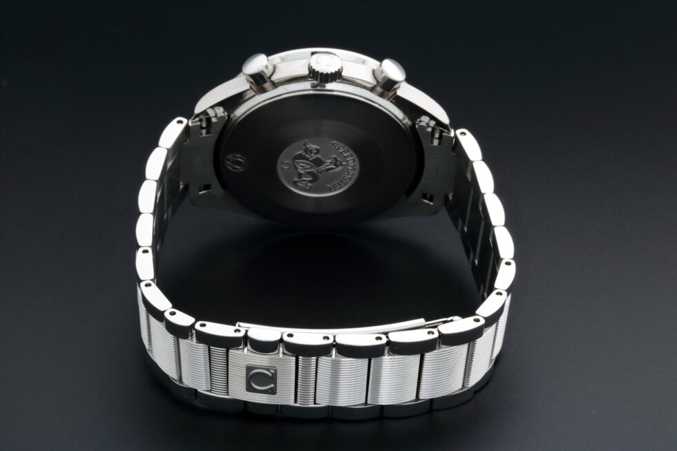 Lot #13237 – Omega 3539.31 Speedmaster Marui White Dial Watch Rare 3539.31 Omega 1553/939