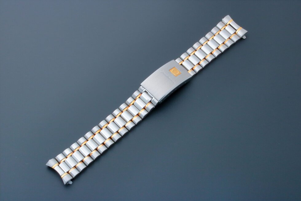Lot #3873A – Omega Speedmaster Tutone Watch Bracelet 1469/813 18MM Omega Omega