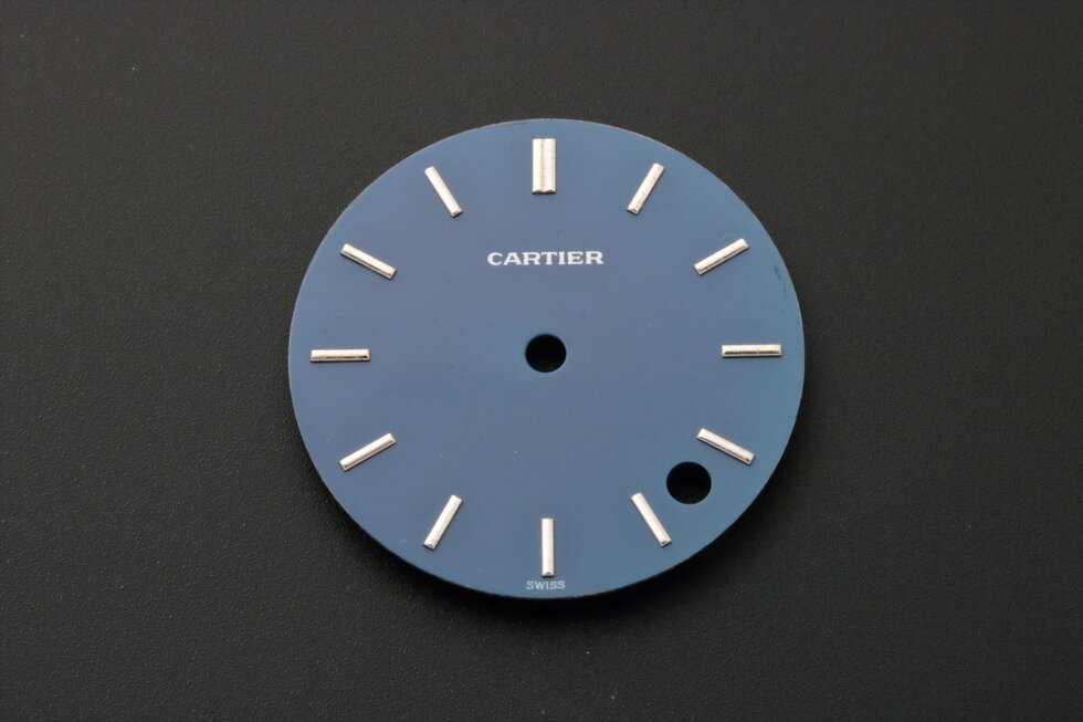 Lot #HB31-037 – Cartier 35MM Pasha C Blue Dial Watch Part Cartier Cartier Pasha C 35mm Dial
