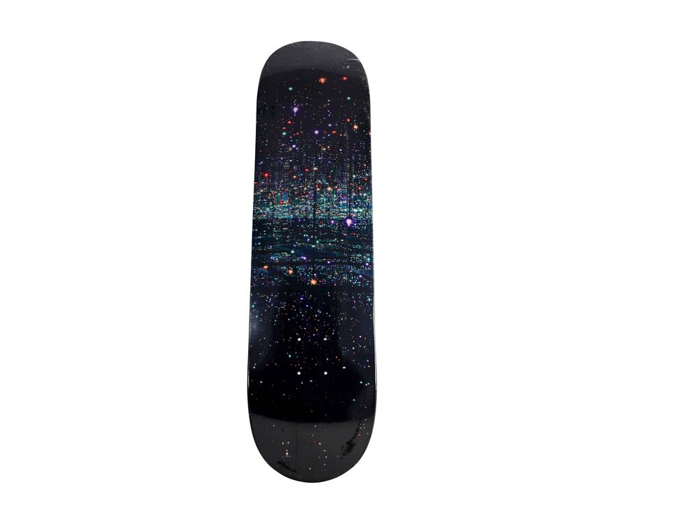 Lot #HB29-048 – Yayoi Kusama Infinity Mirror Skateboard Deck Limited Edition Artist Skateboards Infinity Mirror