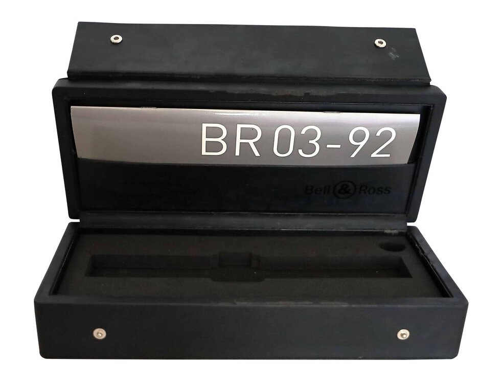 Lot #3340 – Bell & Ross BR03 Watch Box Watch Parts & Accessories Bell & Ross