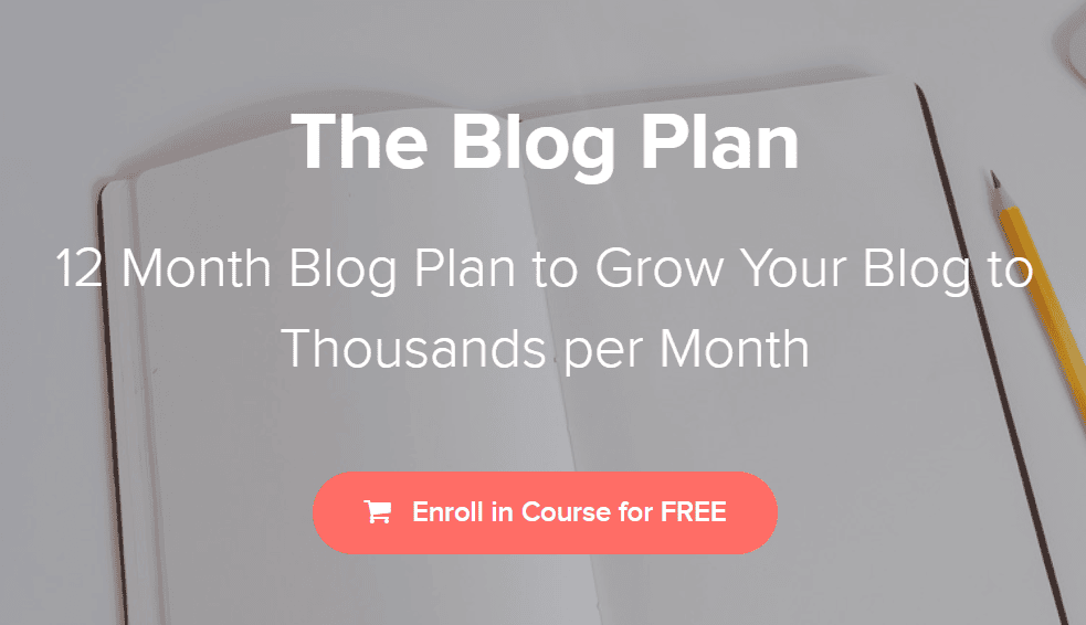 The blog plan by Suzi. 